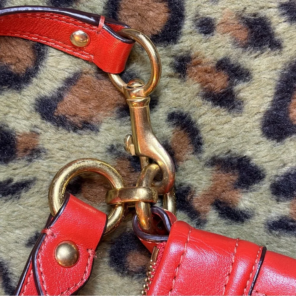 Coach Ashley Hippie Crossbody Leather Shoulder Bag and Wallet Set